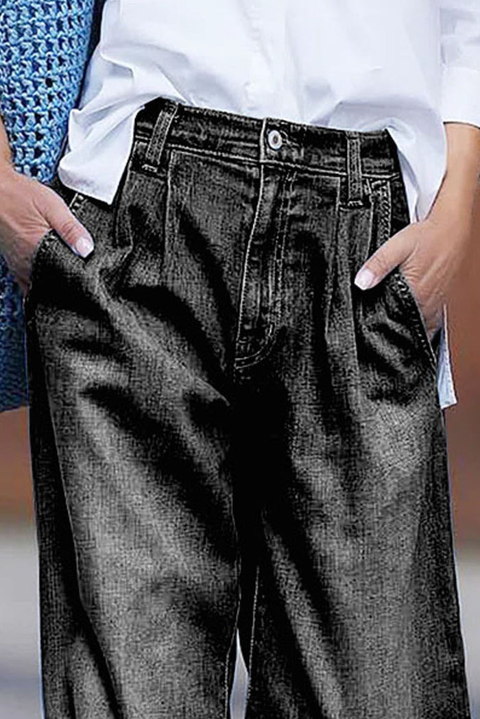 Women's Wide Leg Jeans Loose High Waist Slouchy Jeans