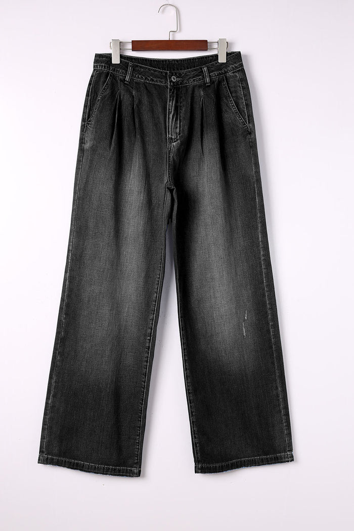 Women's Wide Leg Jeans Loose High Waist Slouchy Jeans