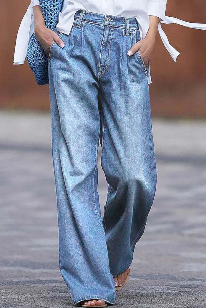 Women's Wide Leg Jeans Loose High Waist Slouchy Jeans
