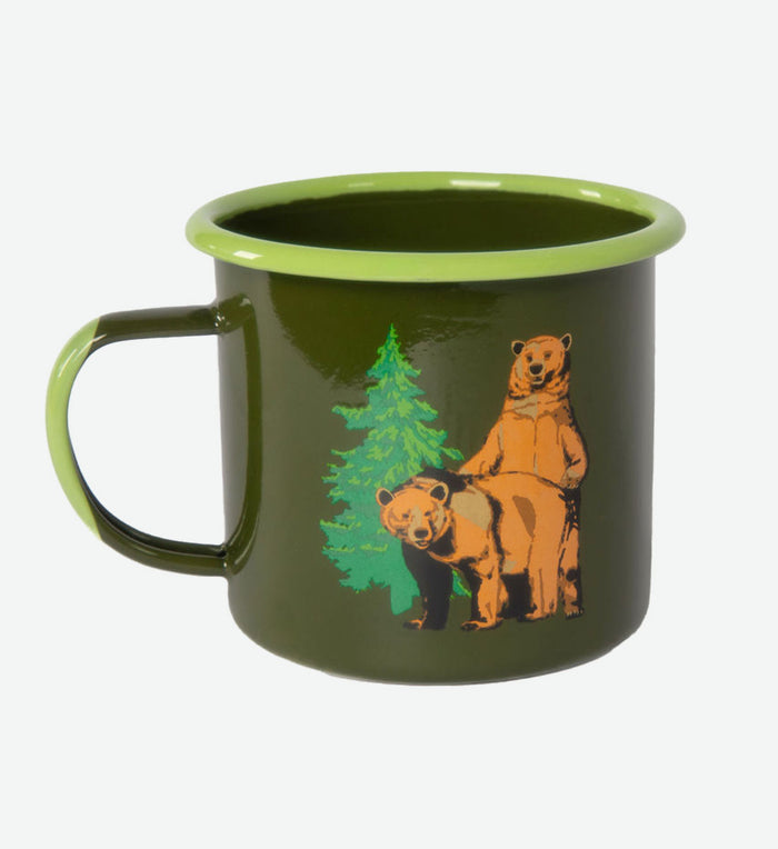 Woodsy Enamel Mug - The Great PNW
