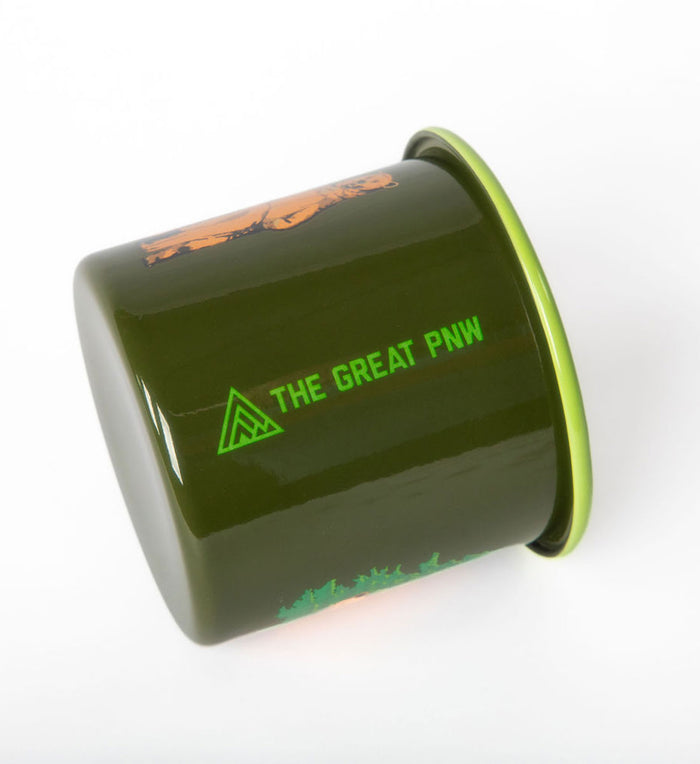 Woodsy Enamel Mug - The Great PNW