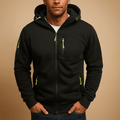 Zip-Up Hoodie Men Comfortable Breathable Fit for Everyday Wear