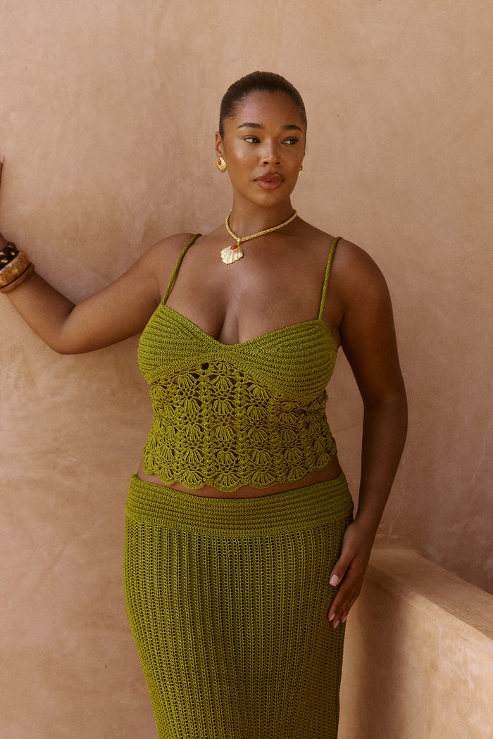 Zola Crochet Top in Paya